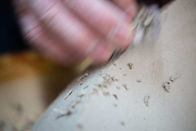 James Oughtibridge in his studio 2016